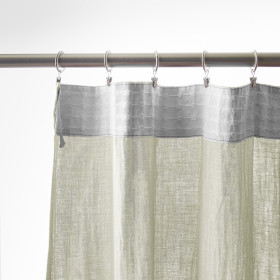 Rideau Ruflette Gaze de coton GAIA  