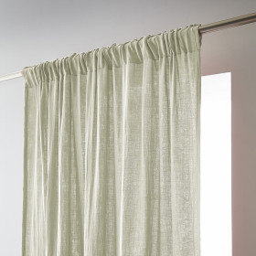 Rideau Ruflette Gaze de coton GAIA  