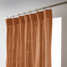 Rideau Ruflette Gaze de coton GAIA  