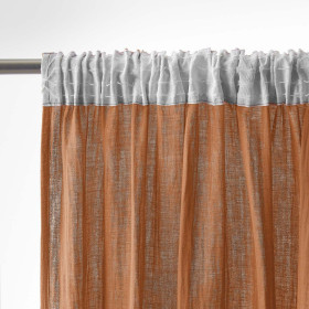 Rideau Ruflette Gaze de coton GAIA  