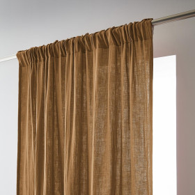 Rideau Ruflette Gaze de coton GAIA  