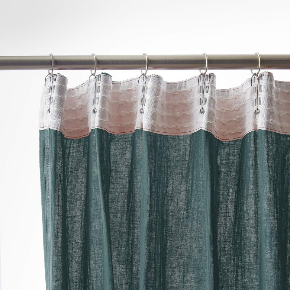 Rideau Ruflette Gaze de coton GAIA  