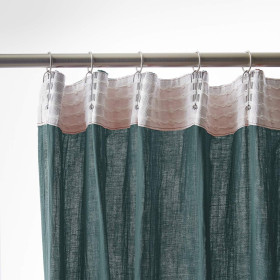 Rideau Ruflette Gaze de coton GAIA  