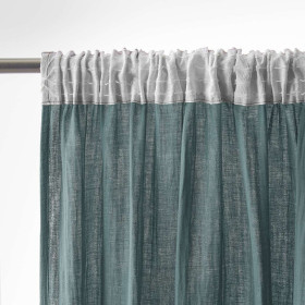 Rideau Ruflette Gaze de coton GAIA  