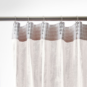 Rideau Ruflette Gaze de coton GAIA  