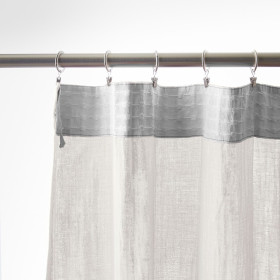 Rideau Ruflette Gaze de coton GAIA  