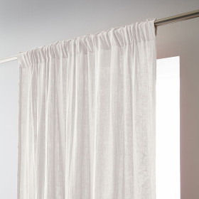 Rideau Ruflette Gaze de coton GAIA  
