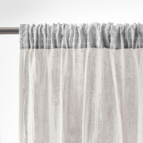 Rideau Ruflette Gaze de coton GAIA  