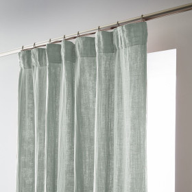 Rideau Ruflette Gaze de coton GAIA  