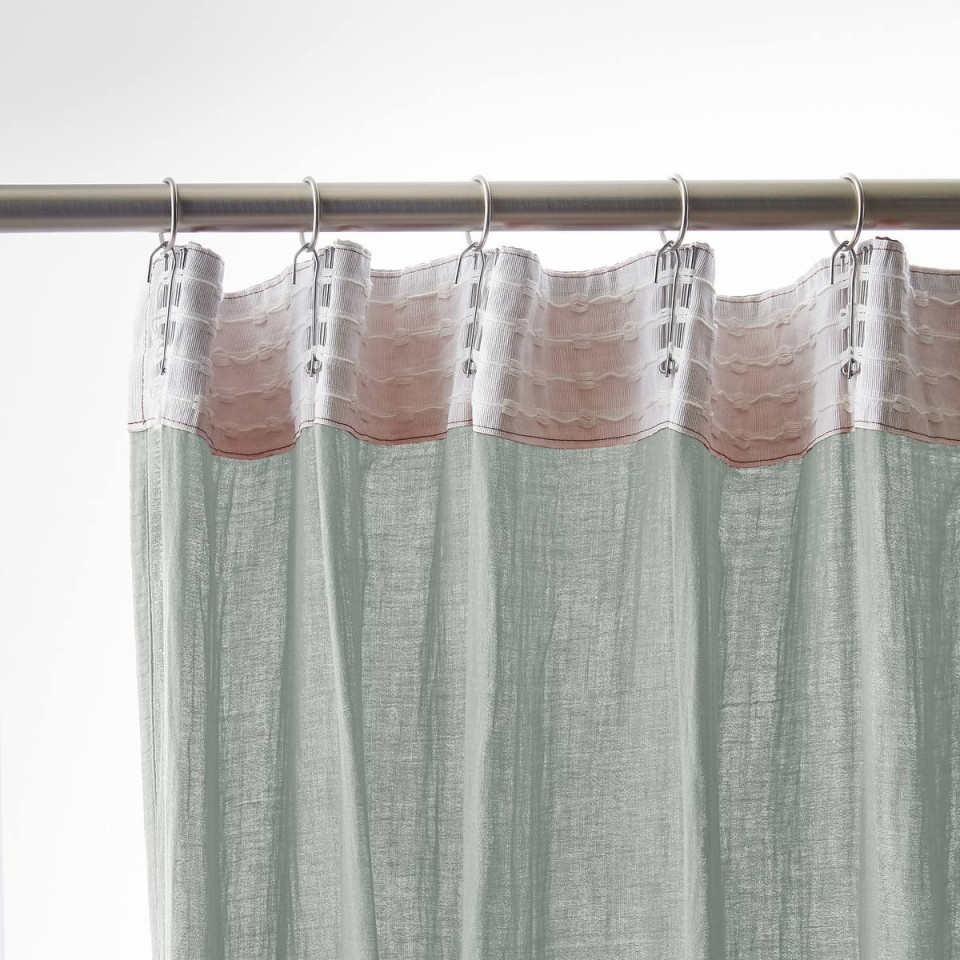 Rideau Ruflette Gaze de coton GAIA  