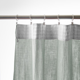 Rideau Ruflette Gaze de coton GAIA  