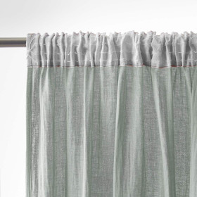 Rideau Ruflette Gaze de coton GAIA  