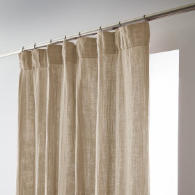 Rideau Ruflette Gaze de coton GAIA  