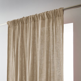 Rideau Ruflette Gaze de coton GAIA  