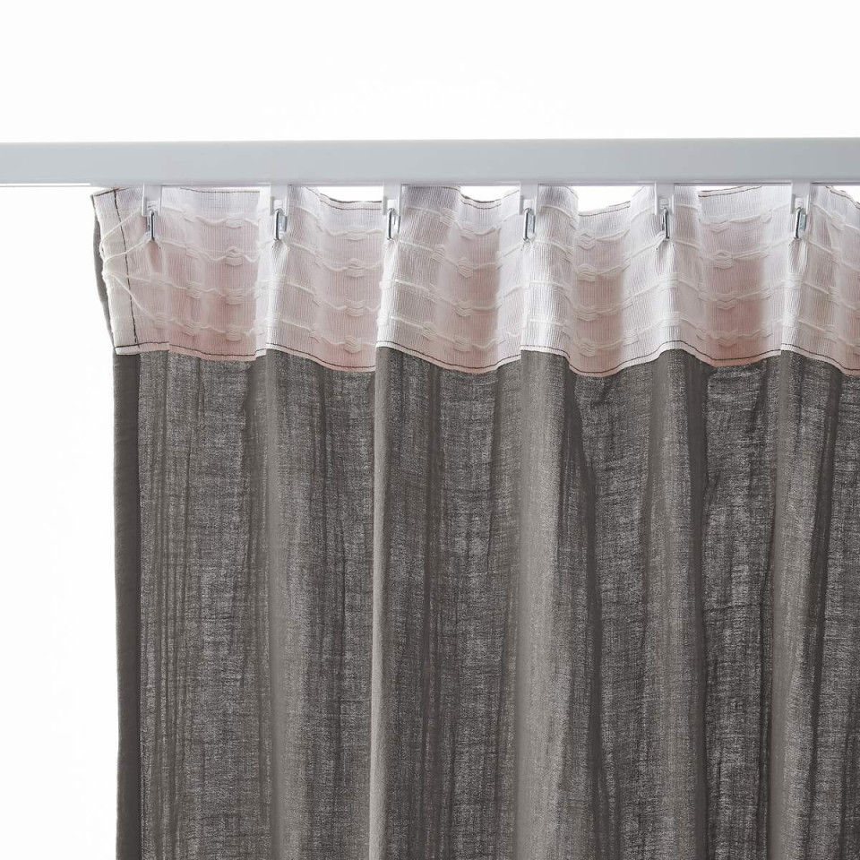 Rideau Ruflette Gaze de coton GAIA  