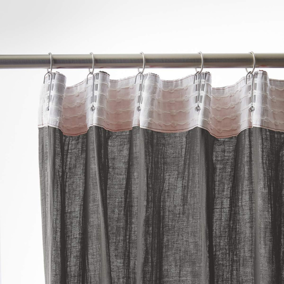 Rideau Ruflette Gaze de coton GAIA  