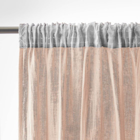 Rideau Ruflette Gaze de coton GAIA  