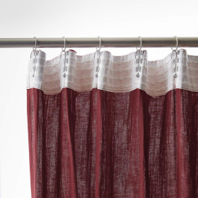 Rideau Ruflette Gaze de coton GAIA  