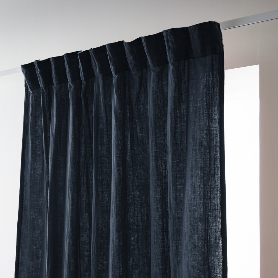 Rideau Ruflette Gaze de coton GAIA  