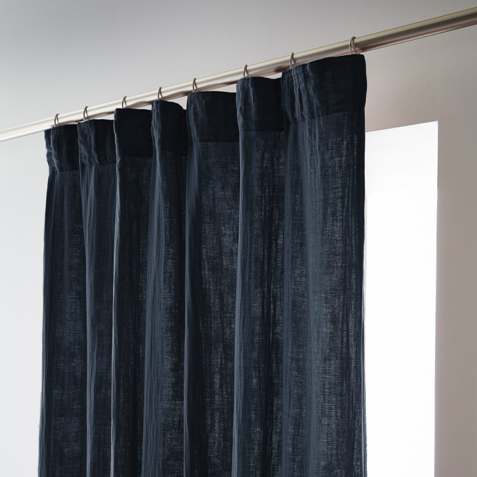 Rideau Ruflette Gaze de coton GAIA  