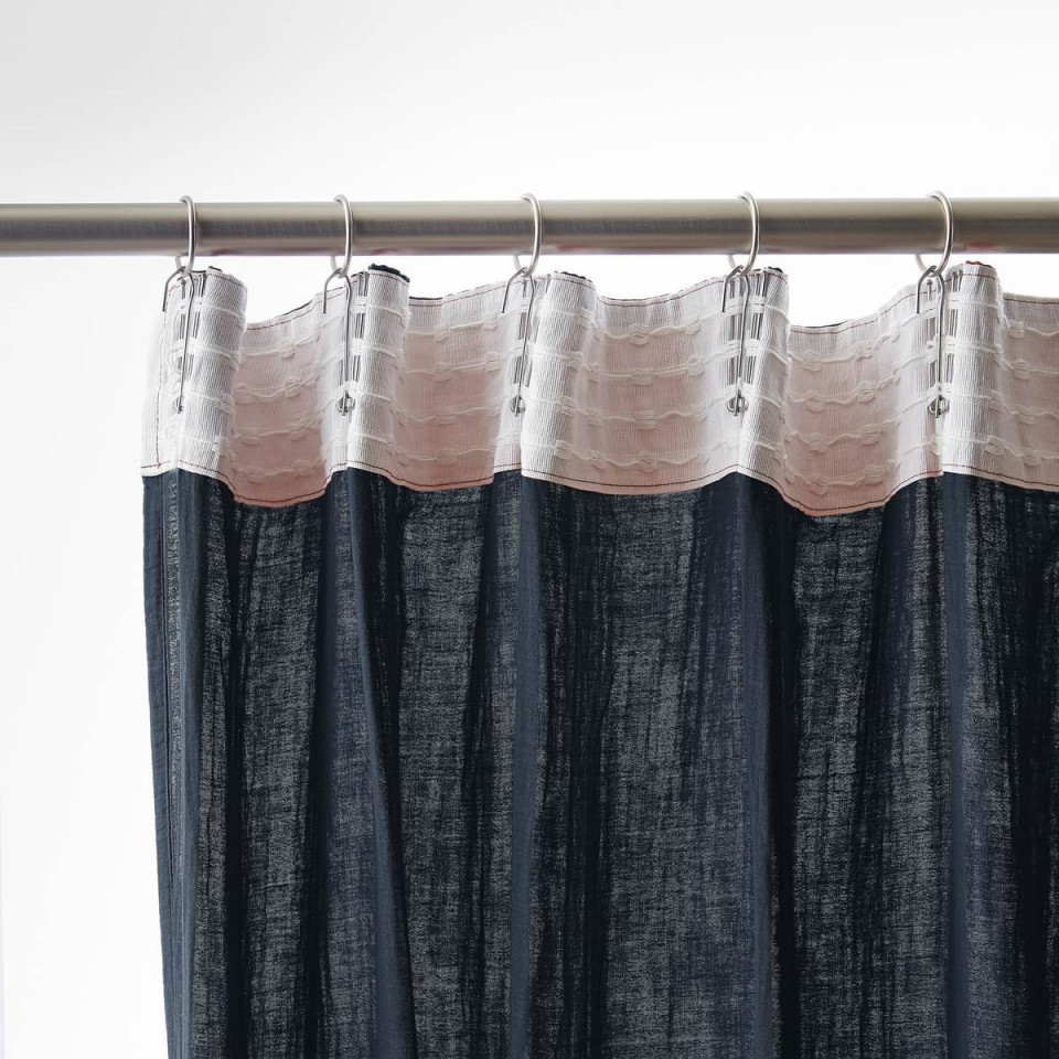 Rideau Ruflette Gaze de coton GAIA  