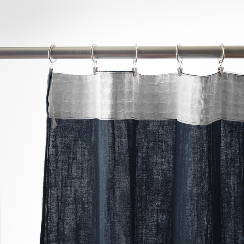 Rideau Ruflette Gaze de coton GAIA  