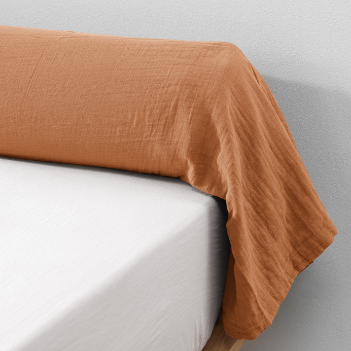 Taie de traversin coton GAIA - L'Effet Papillon | Impression lin