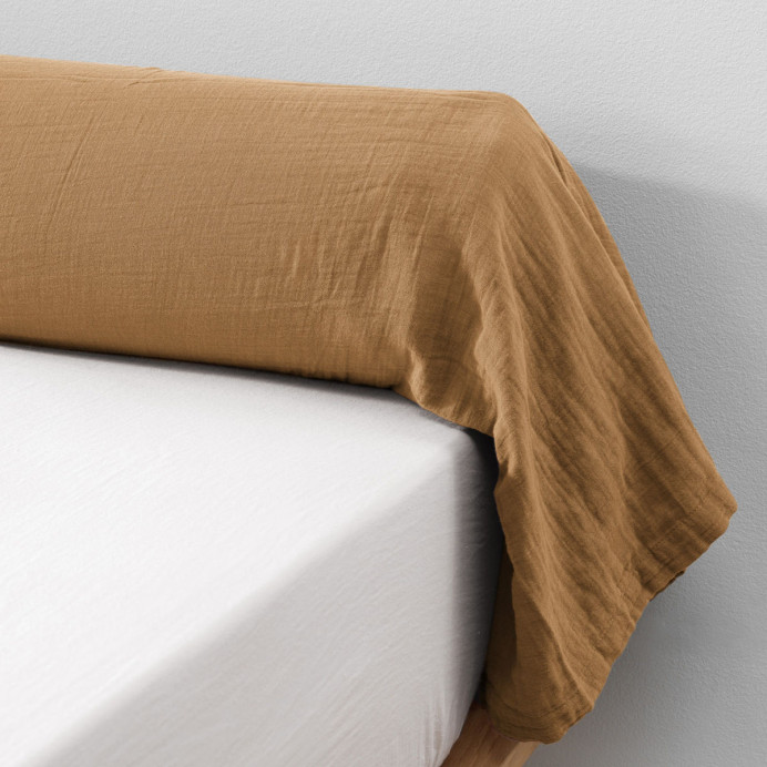 Taie de traversin coton GAIA - L'Effet Papillon | Impression lin