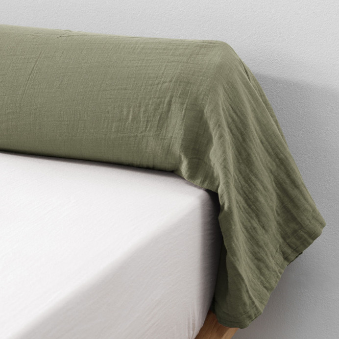 Taie de traversin coton GAIA - L'Effet Papillon | Impression lin