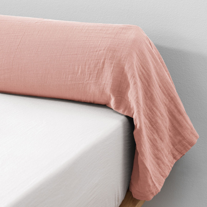 Taie de traversin coton GAIA - L'Effet Papillon | Impression lin