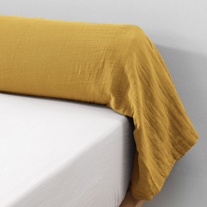 Taie de traversin coton GAIA - L'Effet Papillon | Impression lin