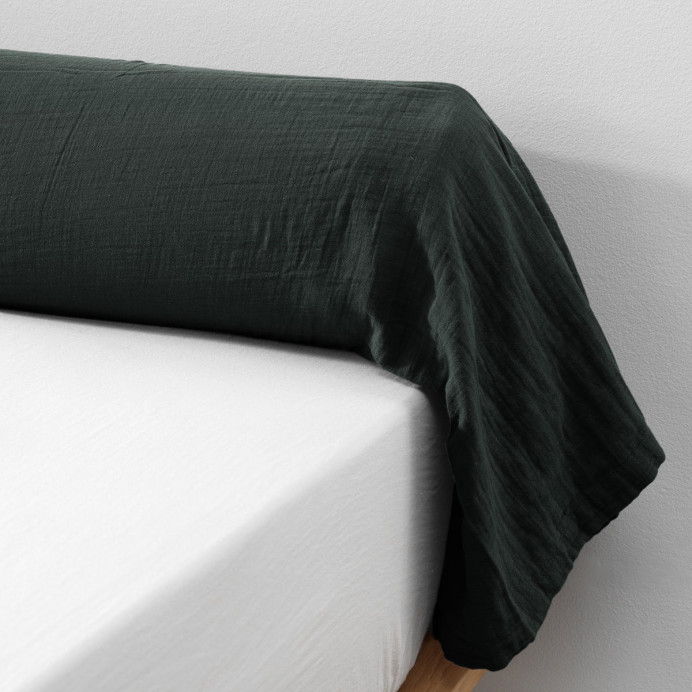 Taie de traversin coton GAIA - L'Effet Papillon | Impression lin