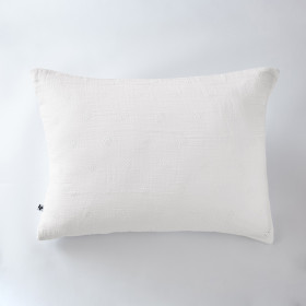 Taie d'Oreiller Gaze de coton GAIA BOHO Couleur:Chantilly Dimensions:50 x 70 L'Effet Papillon