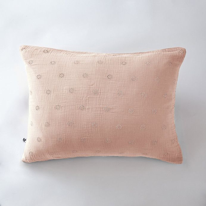 Taie d'oreiller Coton GAIA BOHO - L'Effet papillon | Impression lin