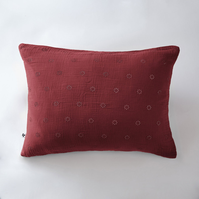 Taie d'oreiller Coton GAIA BOHO - L'Effet papillon | Impression lin