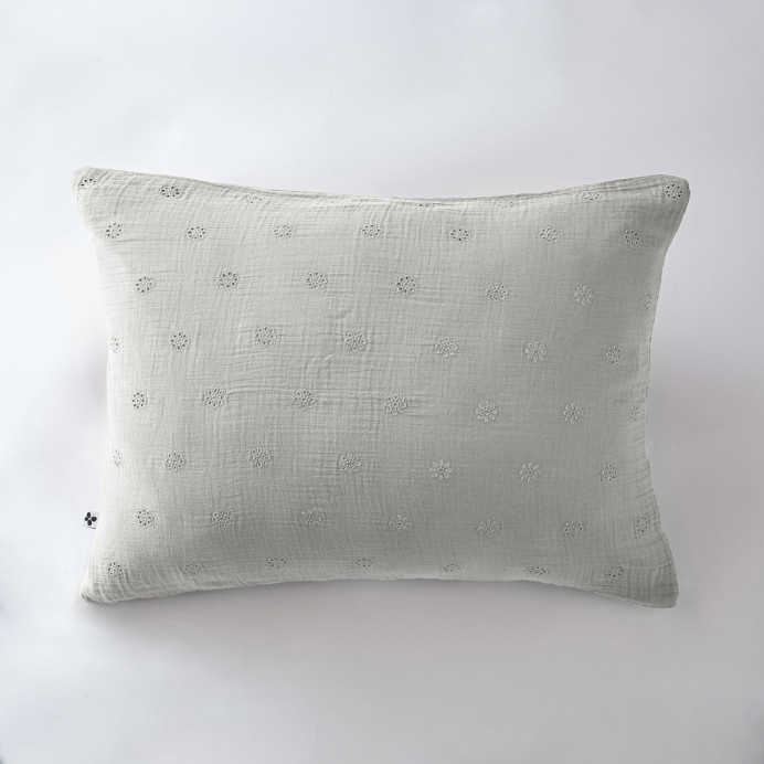 Taie d'oreiller Coton GAIA BOHO - L'Effet papillon | Impression lin