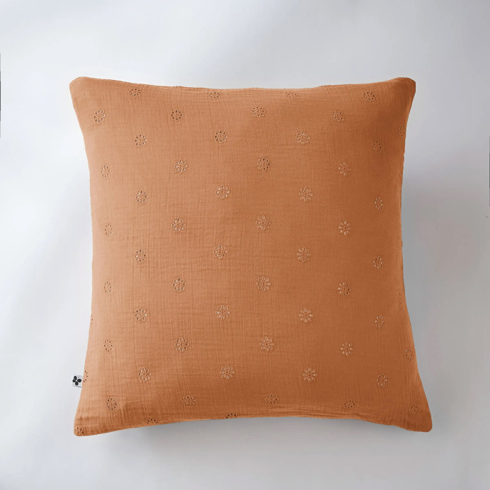 Taie d'oreiller Coton GAIA BOHO - L'Effet papillon | Impression lin