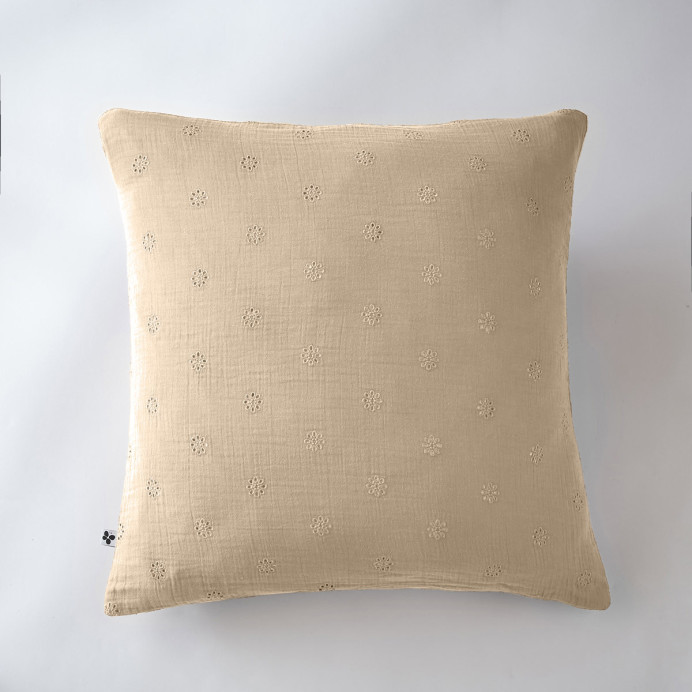 Taie d'oreiller Coton GAIA BOHO - L'Effet papillon | Impression lin
