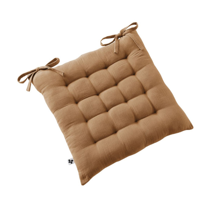 Galette de Chaise GAIA – L'Effet Papillon | Impression Lin
