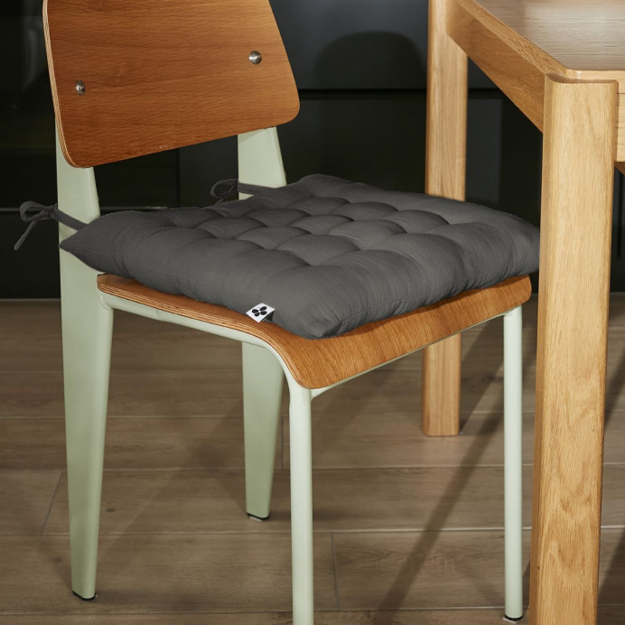 Galette de Chaise GAIA – L'Effet Papillon | Impression Lin