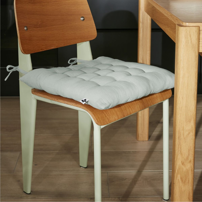 Galette de Chaise GAIA – L'Effet Papillon | Impression Lin