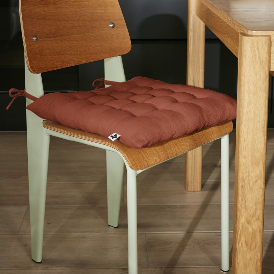 Galette de Chaise Gaze de Coton GAIA