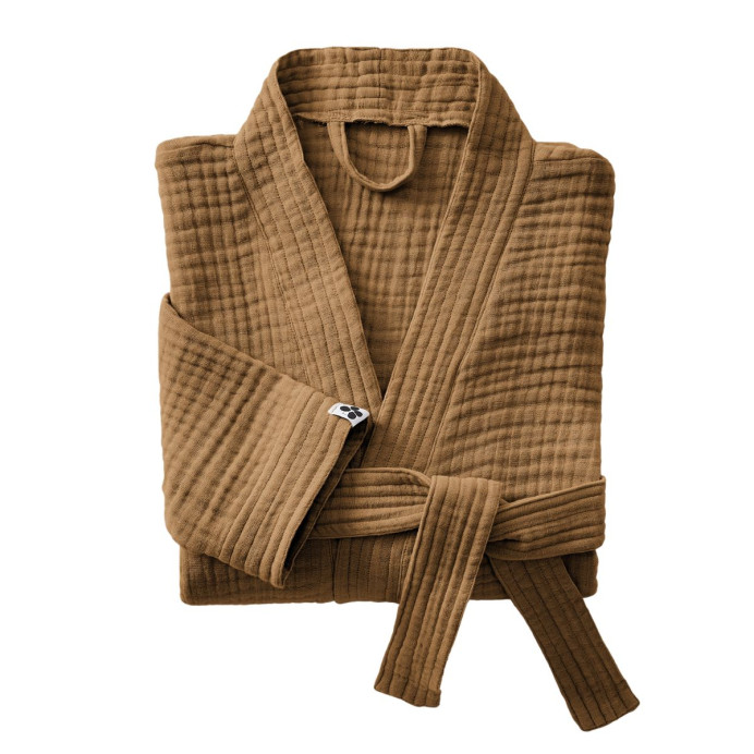 Peignoir kimono Gaze de Coton GAIA - L'Effet papillon | Impression lin