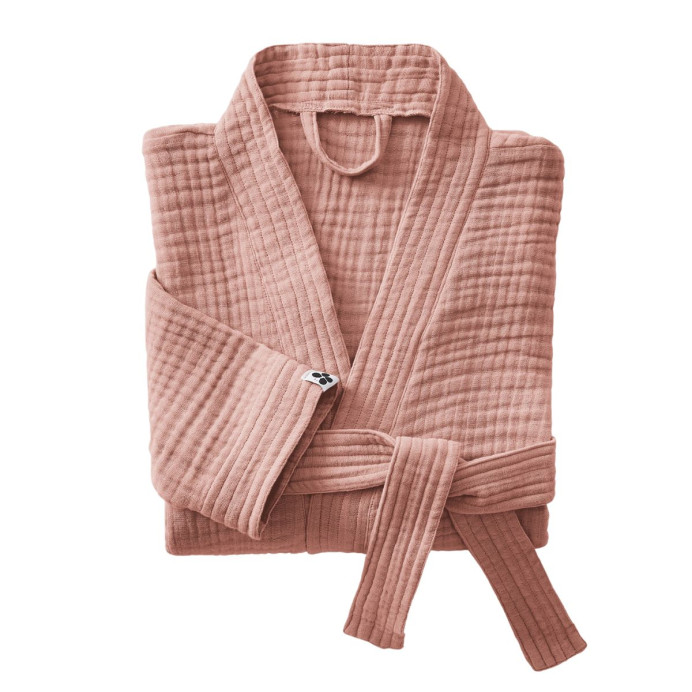 Peignoir kimono Gaze de Coton GAIA - L'Effet papillon | Impression lin