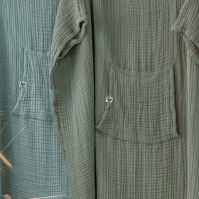 Poncho Adulte Gaze de Coton GAIA