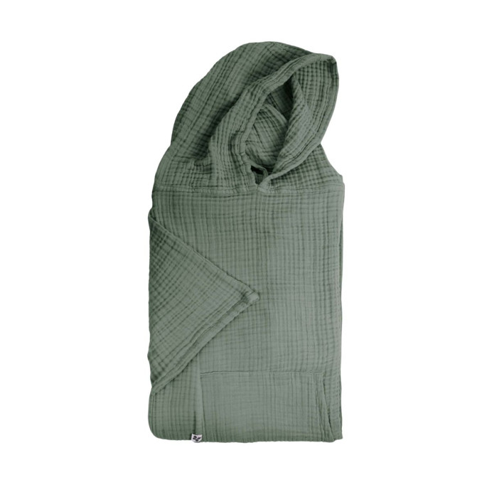 Poncho adulte GAIA – L'Effet Papillon﻿ | Impression Lin