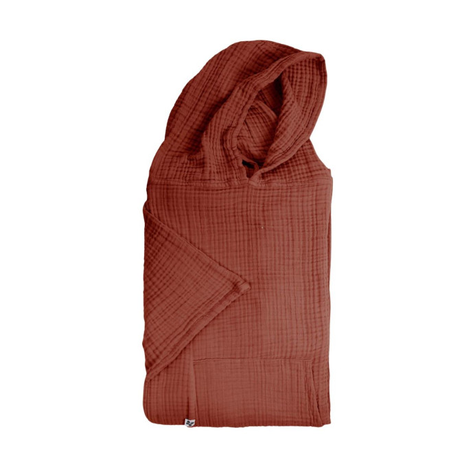 Poncho adulte GAIA – L'Effet Papillon﻿ | Impression Lin