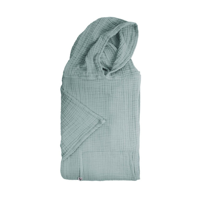Poncho adulte GAIA – L'Effet Papillon﻿ | Impression Lin