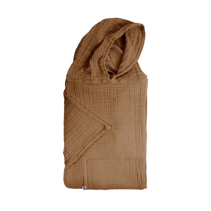 Poncho adulte GAIA – L'Effet Papillon﻿ | Impression Lin