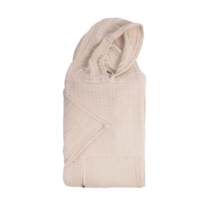 Poncho adulte GAIA – L'Effet Papillon﻿ | Impression Lin